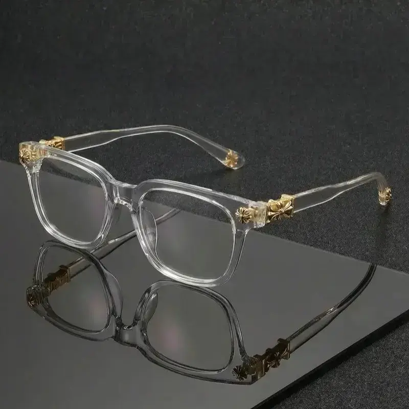 2 Pairs Metal-Frame Non-Prescription Blue Light Blocking Glasses, Anti-Eye Strain Computer & Gaming Glasses