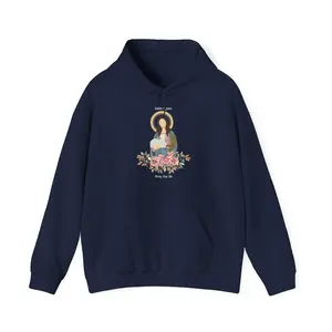 St. Agnes of Rome Hoodie - Patron Saint of Girls & Couples - Catholic Sweatshirt