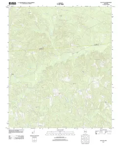 Eucutta Mississippi USGS Topographic Quadrangle Map, 2012, 1:24000