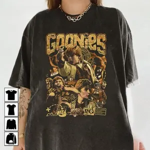 [SALE OFF 50%] The Goonies Movie Horror Island Ancient Discovery Fanwear Unisex T-Shirt, Adventure-Themed, Retro Style for Fans