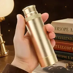 10x Vintage Monocular Telescope for Navigation, Adjustable Extendable Design, Manual Focus, Easy Storage, Ideal for Outdoor Enthusiasts