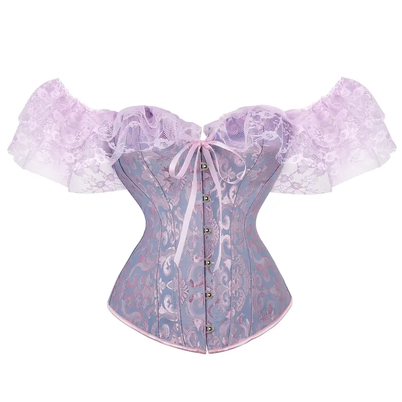 Women Beautiful Lace Corset, Waist Shaping Fishbone Bandage Drawstrings Sexy Floral Wedding Party Belt girdle highwaist shaper clothes Womenswear