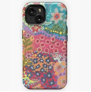 Glittercutie Colorful Floral Painting Phone Case Phone Cover Hard Cases Magnetic Phone Case
