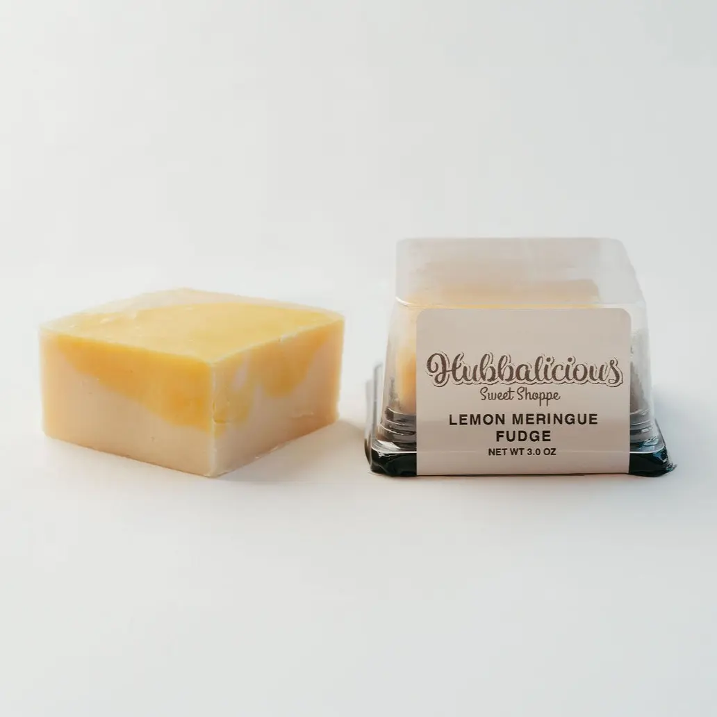 Lemon Meringue Fudge Hubbalicious Sweet Shoppe Dessert - 3 oz Layered Fudge Treat