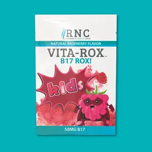 Vita-Rox 50mg B17 Popping Candy - Natural Raspberry Flavor  (for 4+)