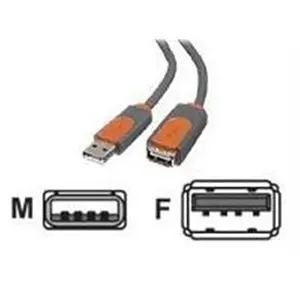 212 MAIN USB Type-A/A Extension Cable - A-M/F Connector, Cellphone & Smartphone Accessory for Mobile Devices (DSTP 16)