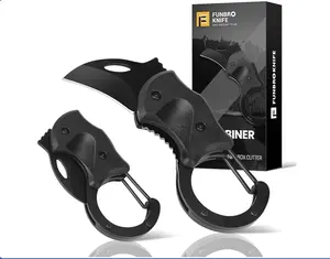 FUNBRO Small Pocket Knife Gift for Men, Keychain Box Cutter with 1.34inch Blade, Mini Folding Knives EDC Gadgets for Everyday Carry, Stocking Stuffers Gift for Adults Men Him