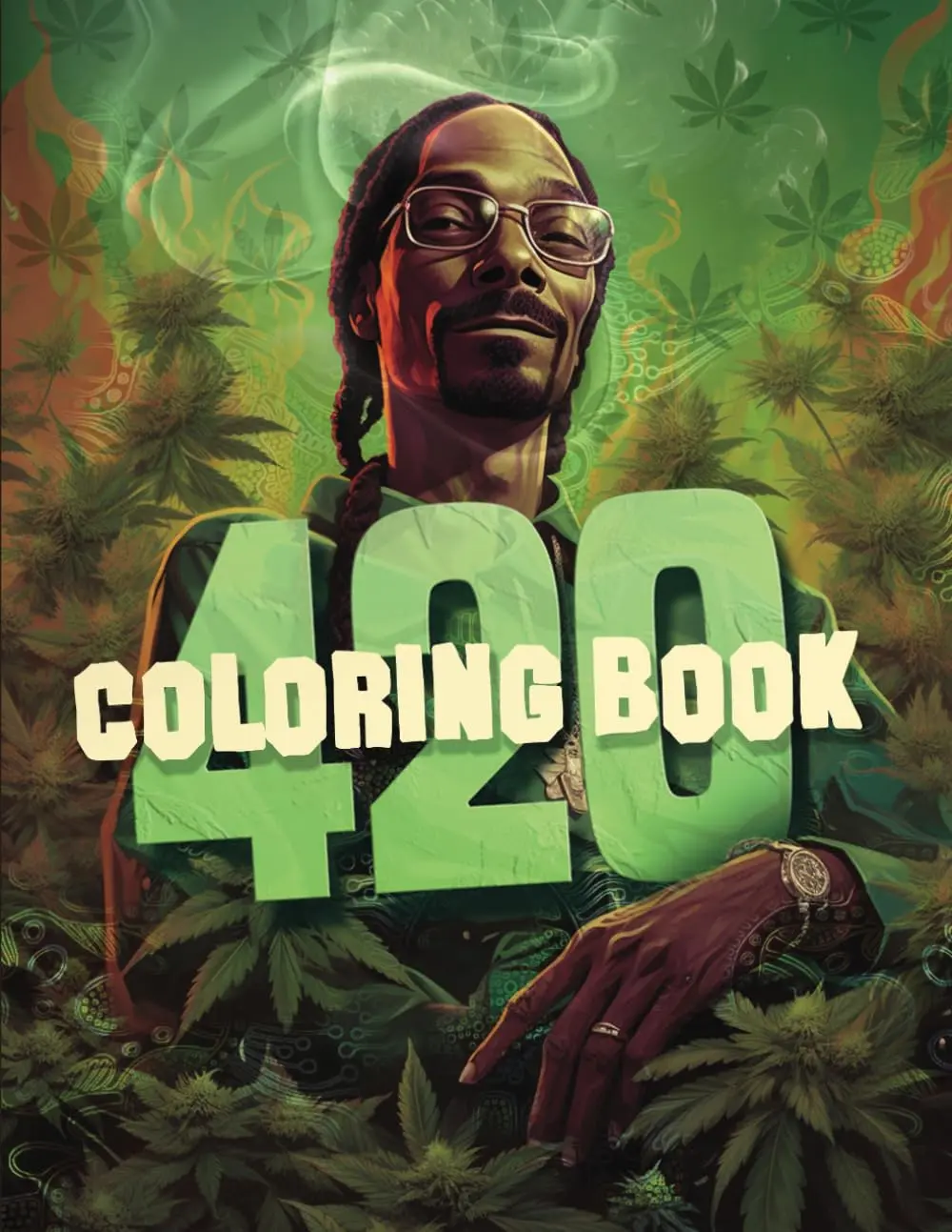 420 Coloring Book: 50 Funny and Relaxing Designs To Colour In