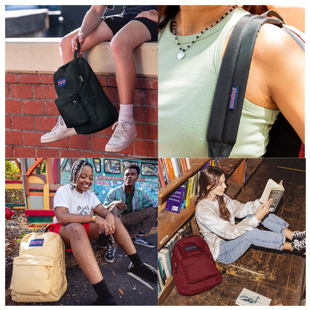 JanSport SuperBreak Backpack School 17 - Unisex Laptop Backpack 17.5, black  - TikTok Shop