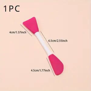 1pc Silicone Face Mask Applicator For Mud, Clay, Charcoal Mixed Mask, Soft Makeup Beauty Tools For Apply Cream, Lotion
