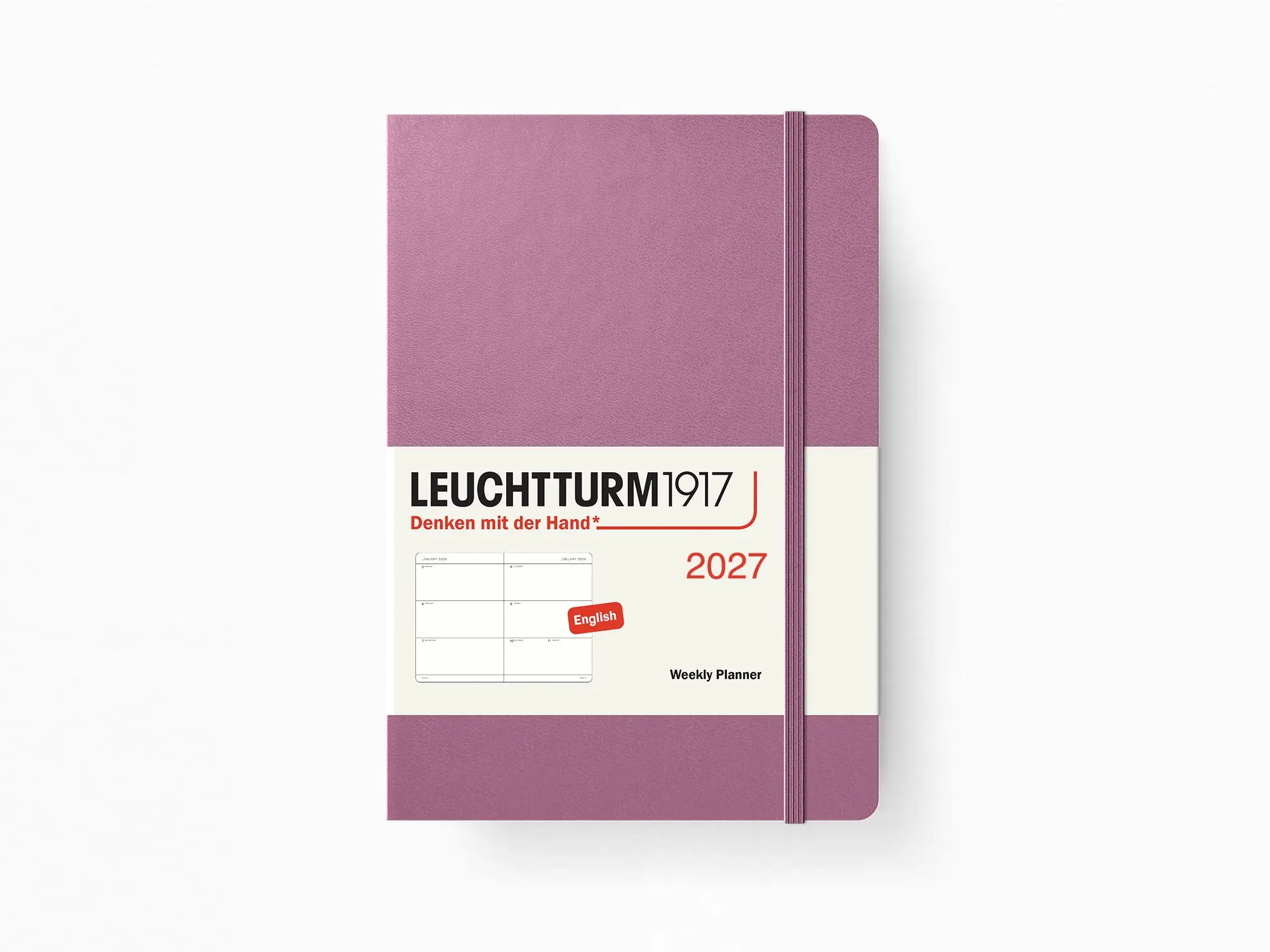 2027 Leuchtturm 1917 Weekly Planner - DUSTY ROSE