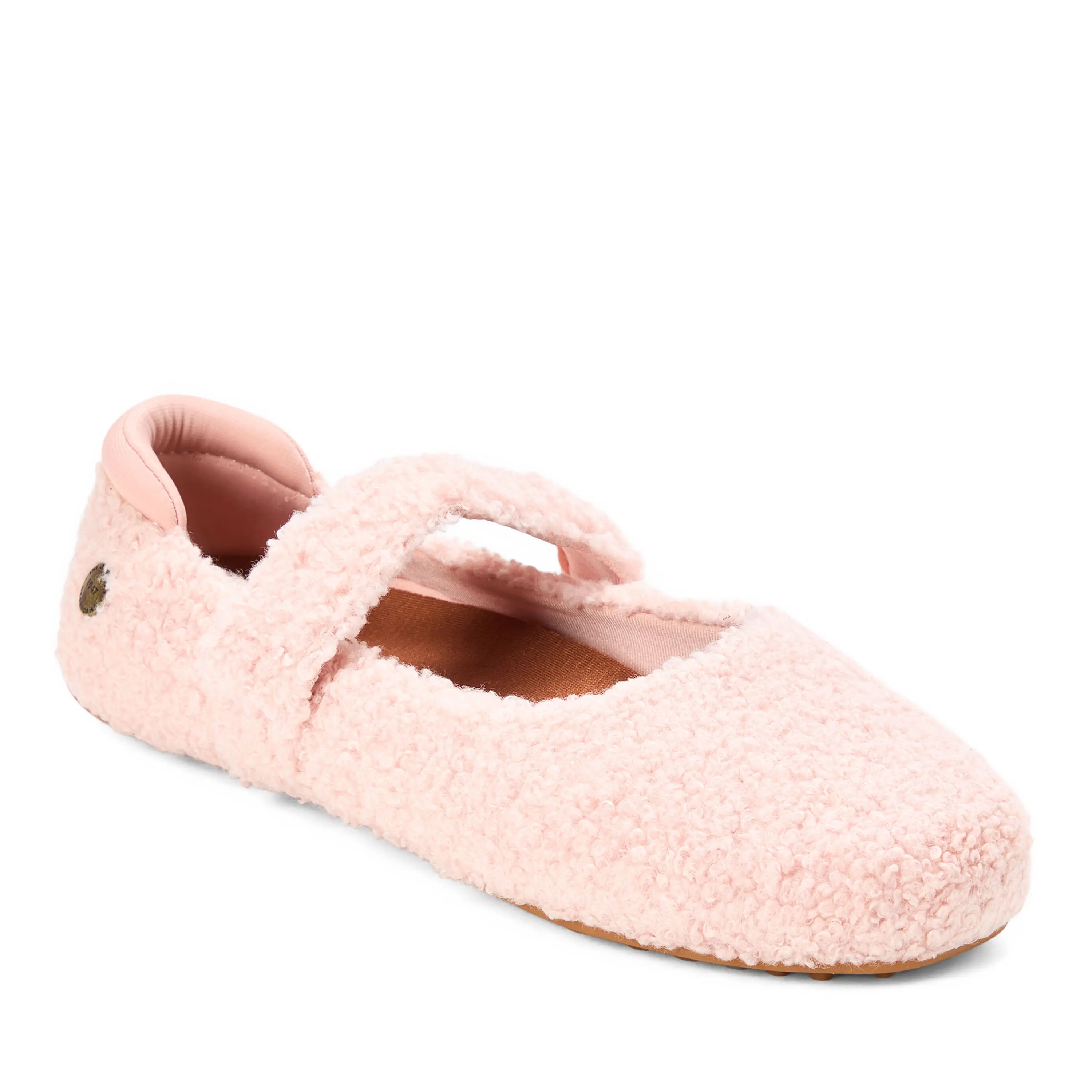 Dearfoams Women's Haddy Teddy Flat