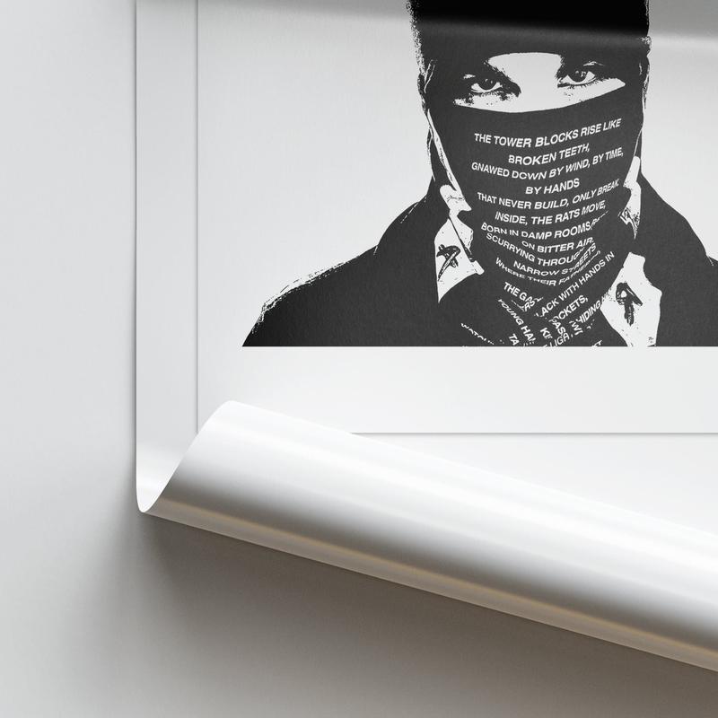 [New Music Decor - Sale Up To 40%] [Unframe] EsDeeKid Album Posters, UK Drill Rap Wall Art, Street Music Aesthetic Decor, Urban Bedroom Artwork, Gift for Drill Music Fans