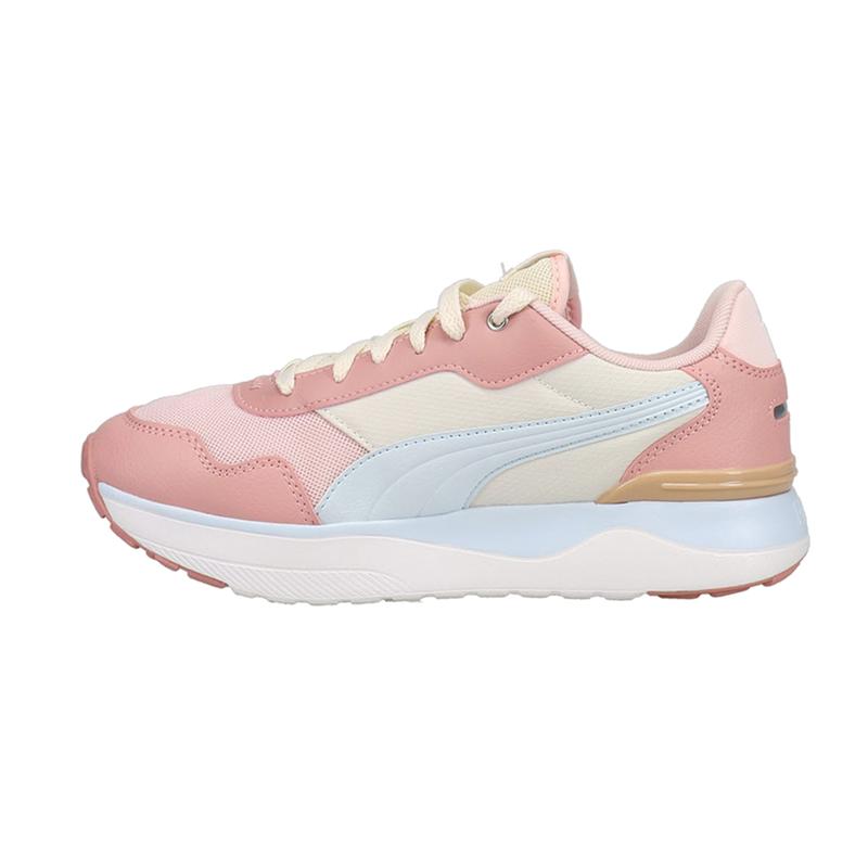 PUMA Womens Pulsar Graphic Lace Up Sneakers Shoes Casual - Off White, Pink