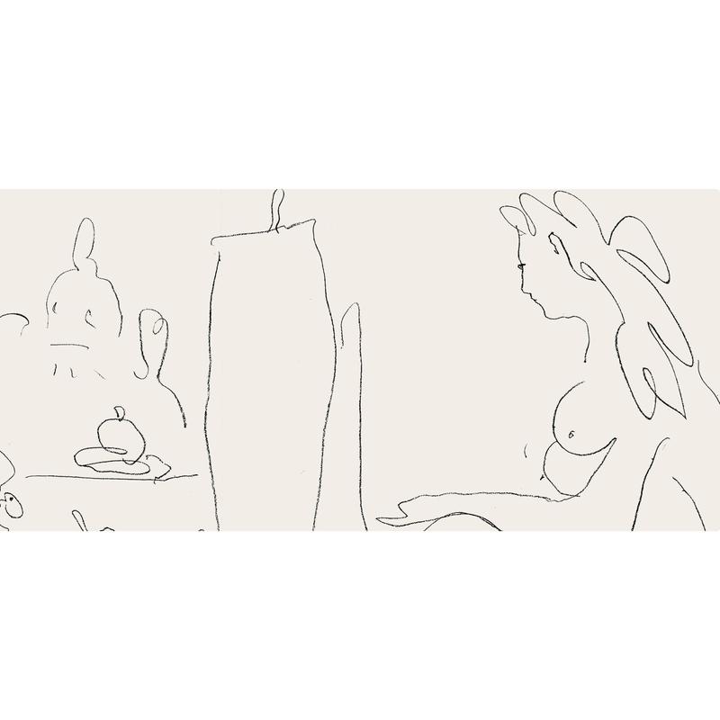 Pablo Picasso, Le Peintre et son Modèle (Mourlot 355; Bloch 1036), Regards sur Paris, Limited Edition Lithograph