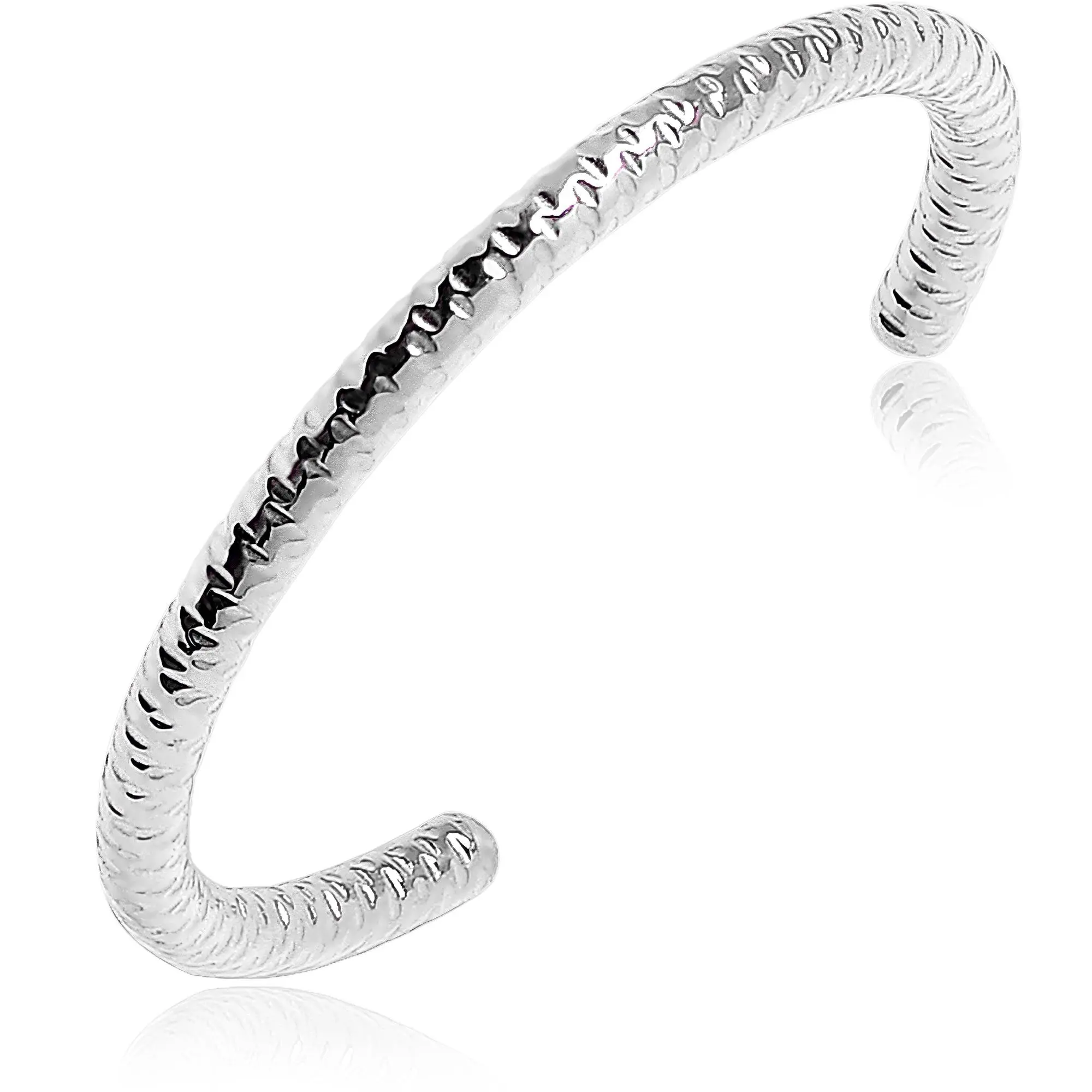 Body Candy Handcrafted Sparkle Band Toe Ring (Adjustable)