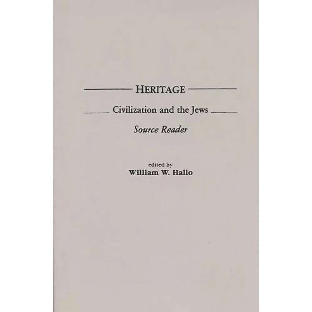 USED Book - Heritage: Civilization and the Jews: Source Reader by Hallo, William W (Paperback) - english