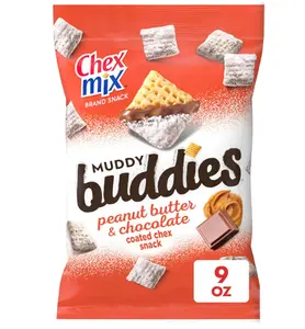 Muddy Buddies Peanut Butter and Chocolate Snack Mix, Snacks, 9 oz