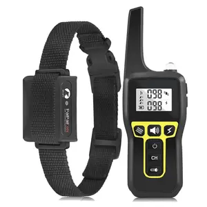 Waterproof Rechargeable Shock Dog Training Collar with Remote, Beep & Vibration Collar