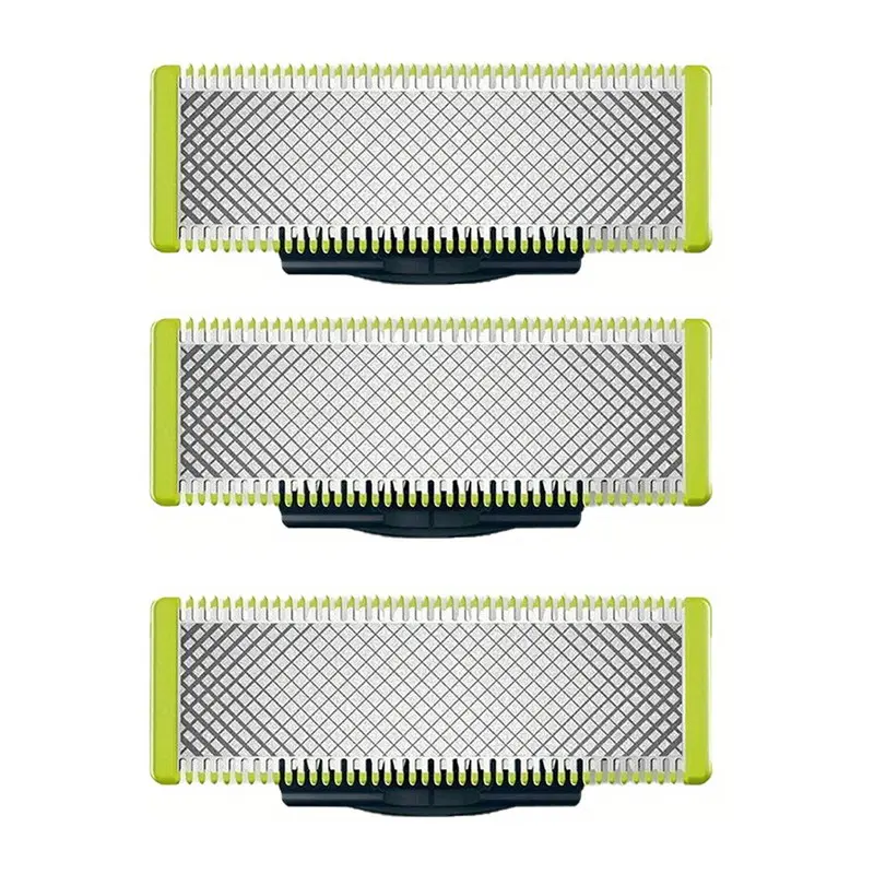 Electric Shaver Facial Anti-Cut Edging Blades, Norelco One Blade Handle & Trimmer Replacement T-Shape Blades, Smooth Grooming Kit Accessories Daily Shaving Tool for Barbers Efficiency Portable Shaver