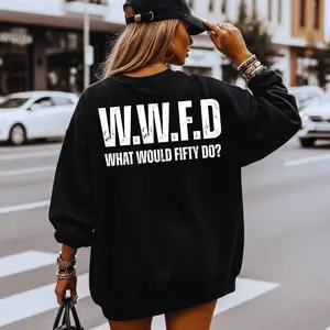 WWFD What Would Fifty Do Shirt, 500 Cent Shirt, Humor Christmas Gift for Him & Her, Trendy Urban Streetwear