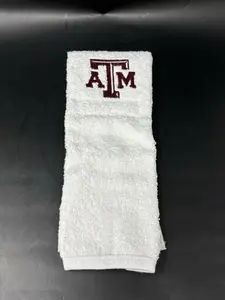 Texas A&M Aggies White Football College Game Towel Football Cotton New