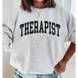Therapist Shirt Therapy Crewneck Counselor Shirt Mental Health Awareness Crewneck Therapist Appreciation Gift Idea WMarriFamil
