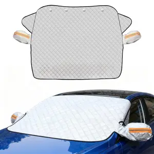 Car Windshield Snow Cover & Sun Shade, Thick Protective Windscreen Cover, Suitable for Snow Protection in Winter and Sunshade in Summer - Summer Gift!