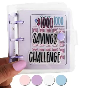 Mini Money Saving Binder, Save $1000 Envelopes Money Saving Challenge Book