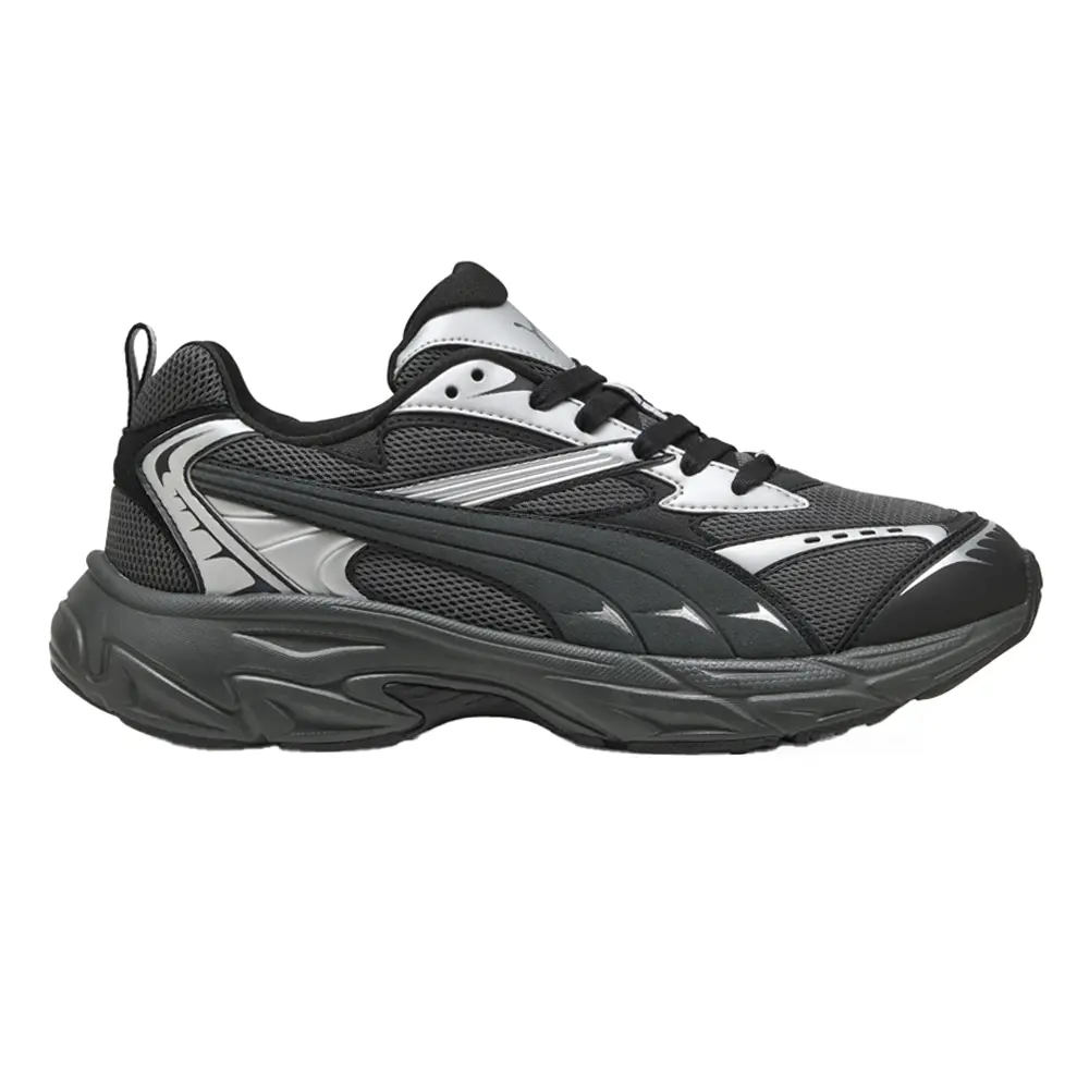 PUMA Mens Morphic Retro Lace Up Sneakers Shoes Casual - Grey