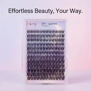 CLuster lashes natural one mix length 10mm-18mm
