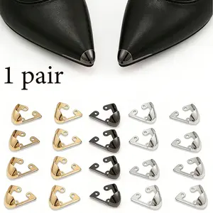 Women's High Heel Shoe Head Protectors, Metal Toe Caps for Protection & Decoration, Durable Fashion Accessory for Boots & Flats