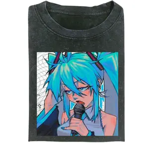 Drunk Miku T-Shirt, Funny Hatsune Miku Meme Tee, Vintage Anime Vocaloid Shirt, Aesthetic Graphic Tee, Otaku Fan Gift