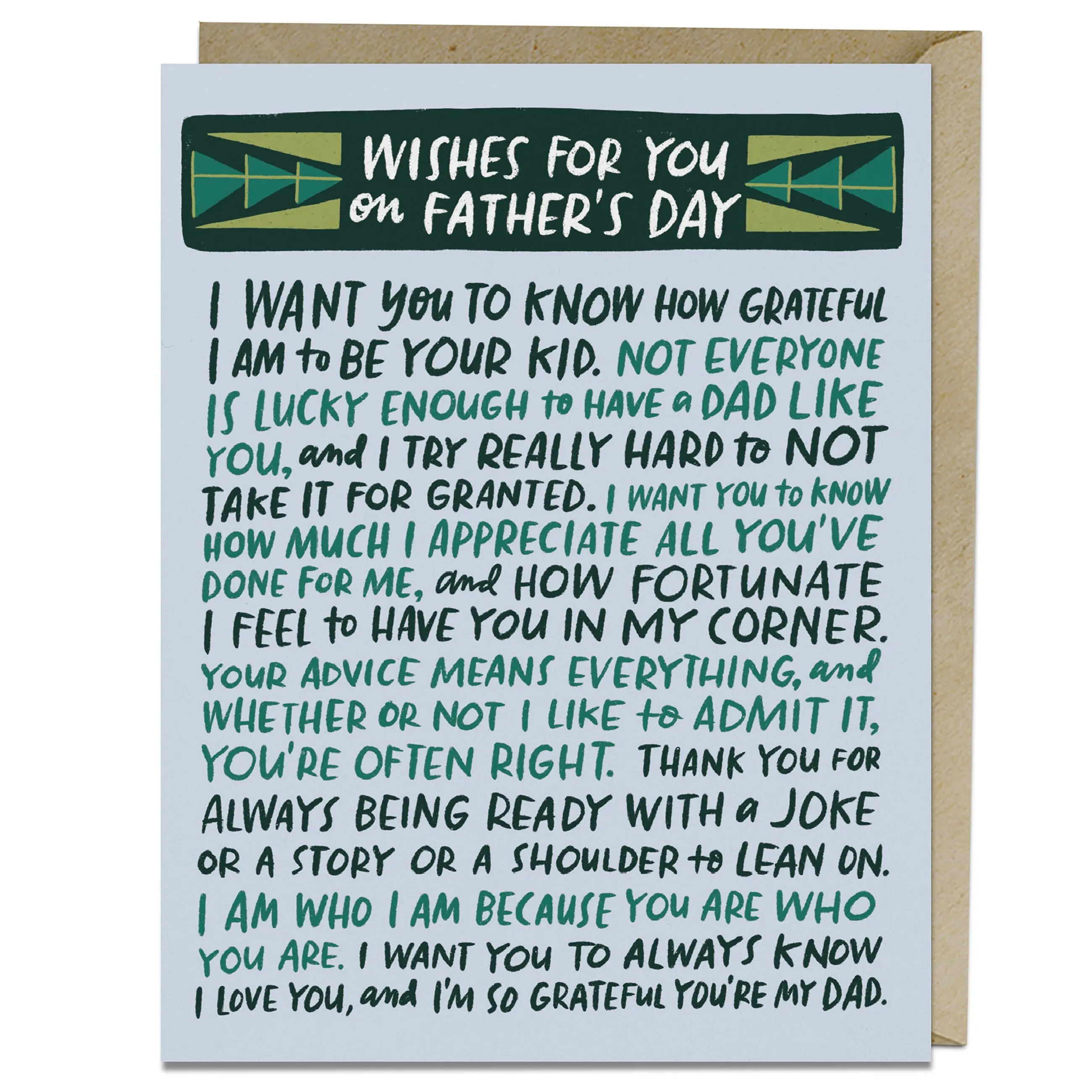 Wishes For You Father's Day Card