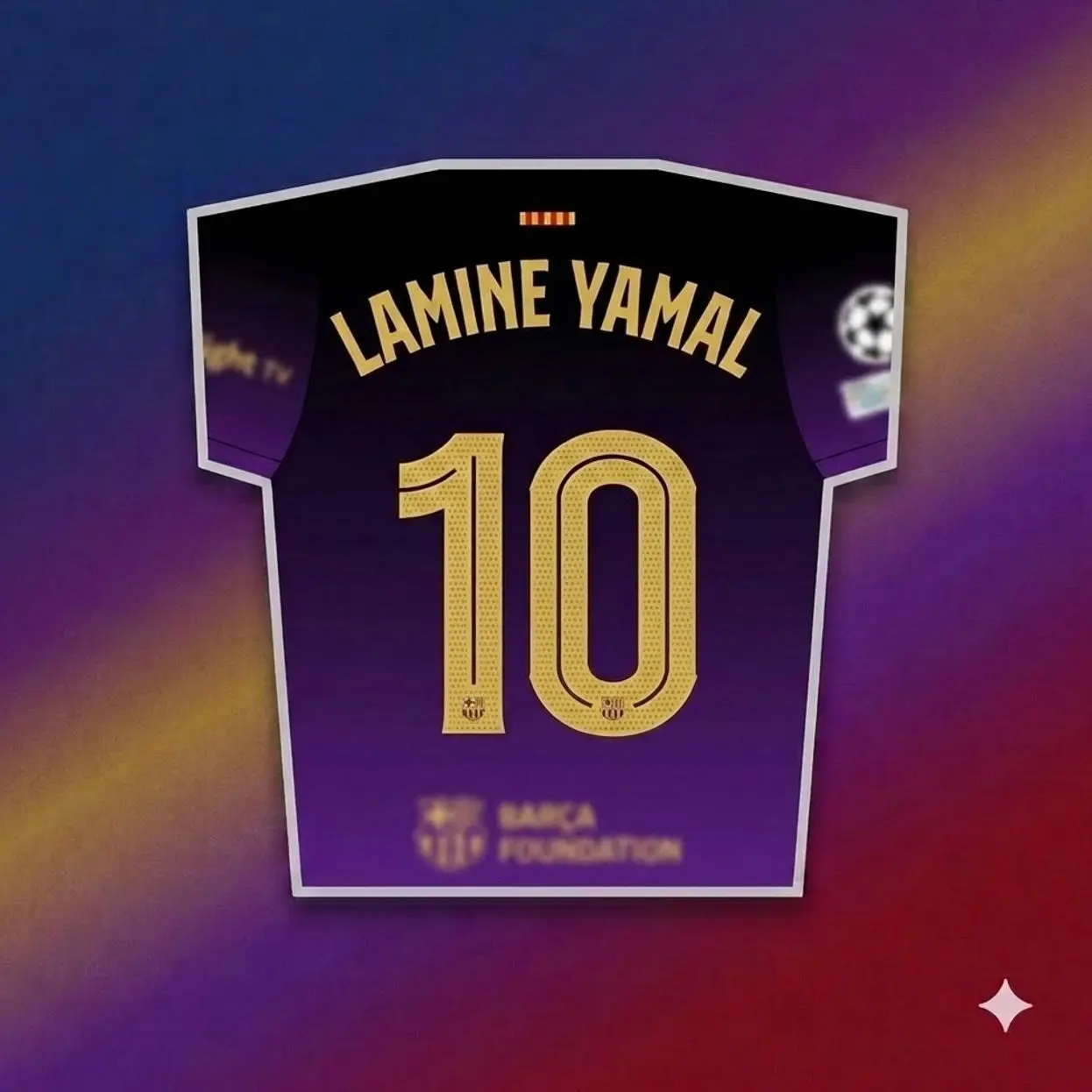 Custom Barc Lamine#10 Special Edition Soccer Jersey  Mid-Night Football Shirt Unisex