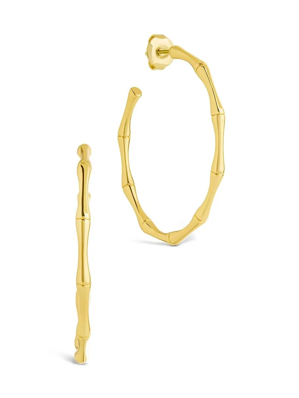 Delphina Circular Texturized Hoop Earrings