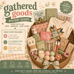 Gathered Goods | Curated Craft & LifeStyle Bundle | Faith Cozy SelfCare Kits |