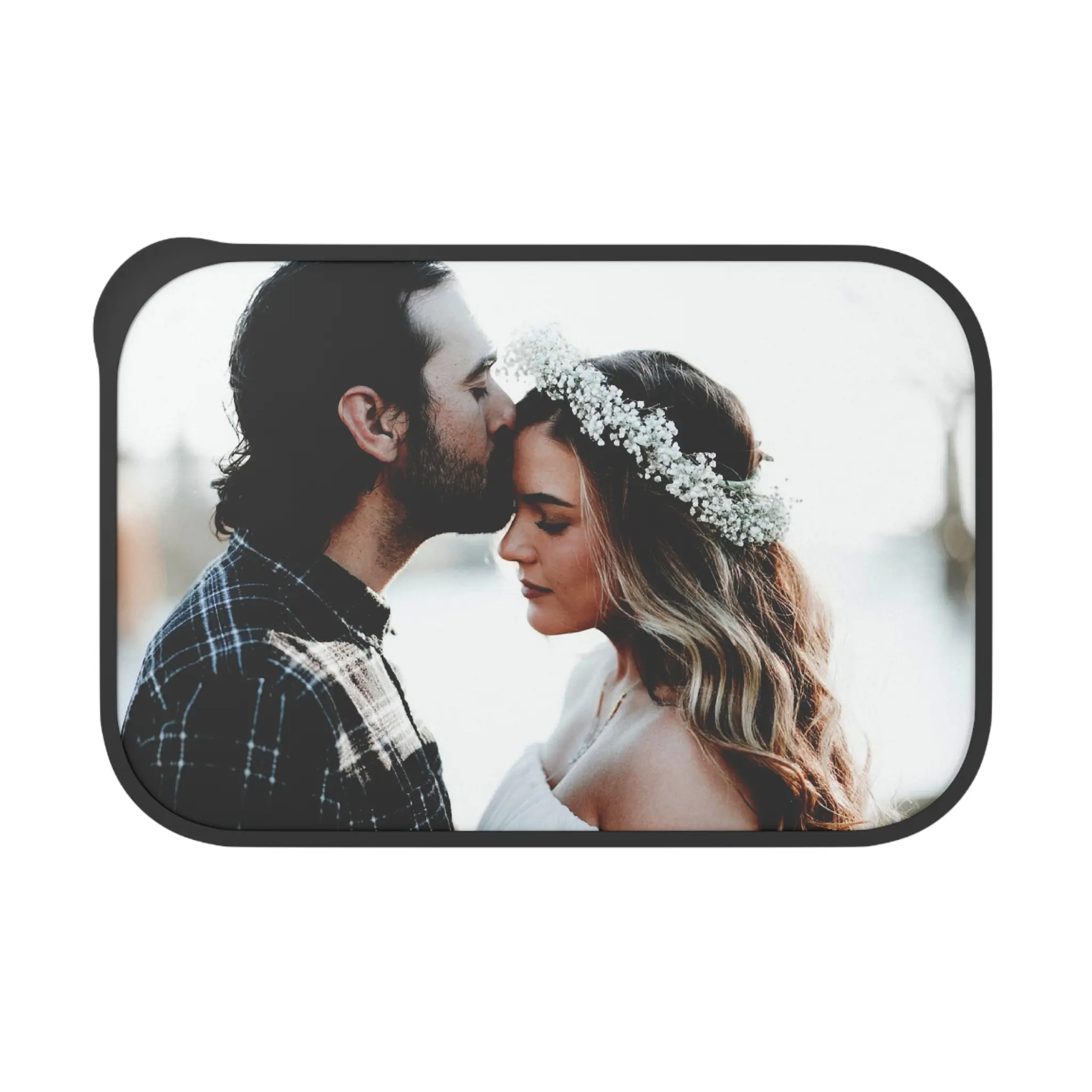 Personalized Bento Box with Utensils, Eco-Friendly Meal Prep Container, Gift for Couples, Wedding or Anniversary