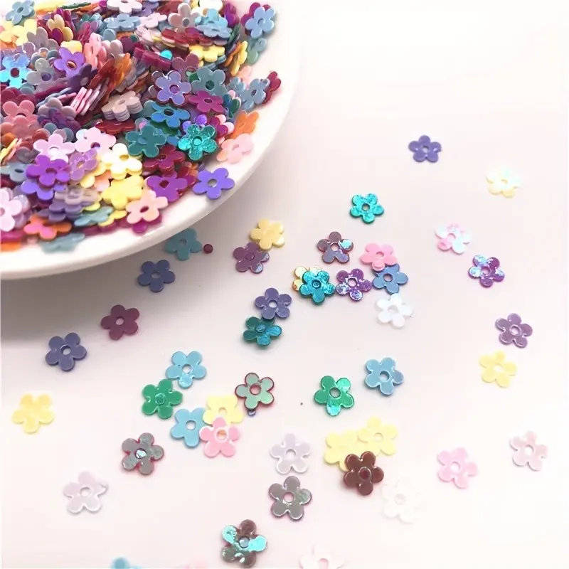10g Pack 5mm Star Shape Sequins DIY Material, Clothing Accessories Hand Sewn Beads, Sparkle Loose Sequins for Crafts DIY Mix Beads, Diy Craft Embellishments