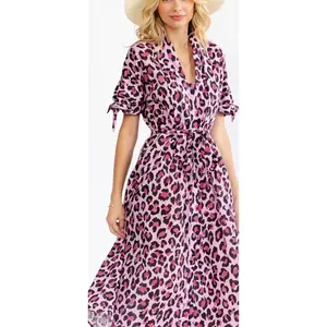 Leona leopard dress