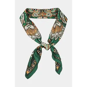 Bohemian Paisley Border Scarf