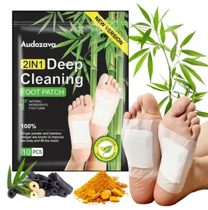Natural Bamboo & Ginger Foot Care Patches, Relaxation Support Pads for Nighttime Self-Care, Easy to Use Foot Pads for Daily Comfort & Calming Routine