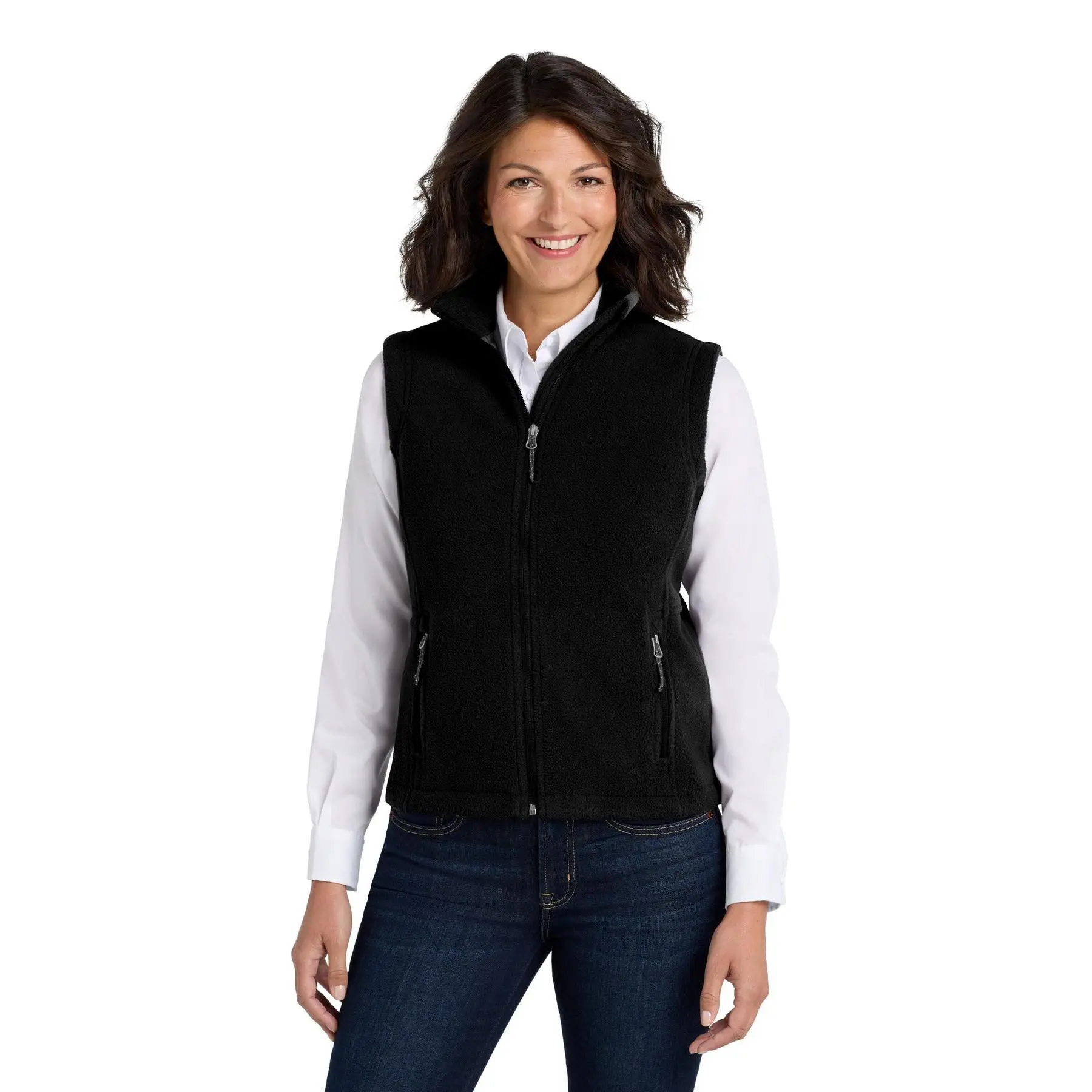 Custom Embroidered - Port Authority® Women's Value Fleece Vest. L219