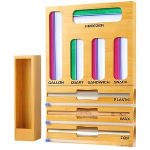 #   lifehack Household Wooden Fresh-keeping Bag Box