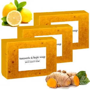 Turmeric & Kojic Soap, Soap Body Care Body Wash Lemon Flawless Organic Daily Fragrance turmeric soap