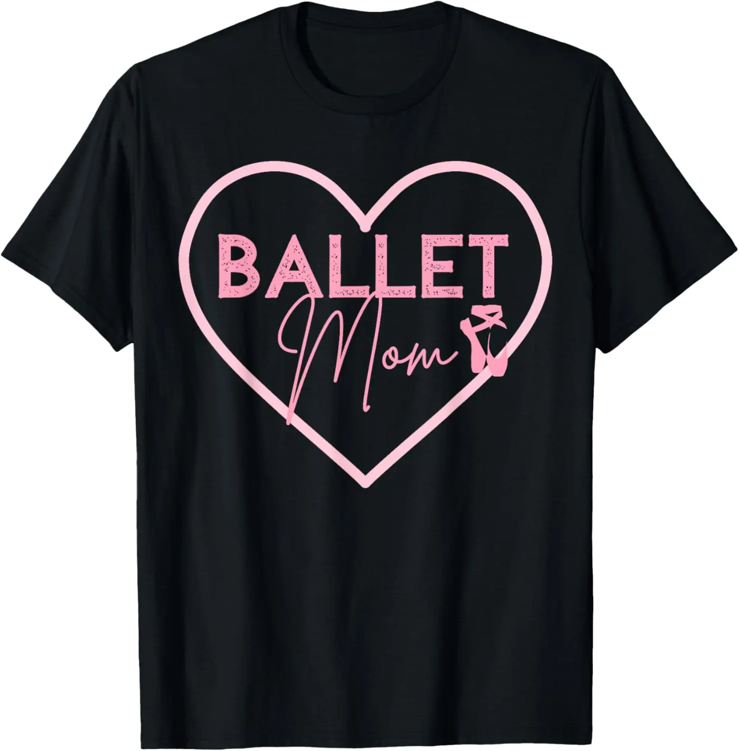 Ballet Mom Shirt Dance Mom Tshirt Gift Pink Ballerina Tee T-Shirt