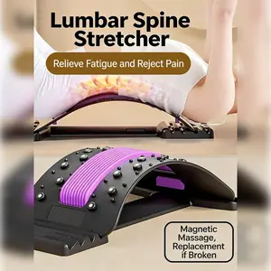 Lumbar Support Brace for Back Pain Relief, Yoga Stretching Aid, Exercise Equipment for Core Strength Training, Comfortable Posture Corrector
