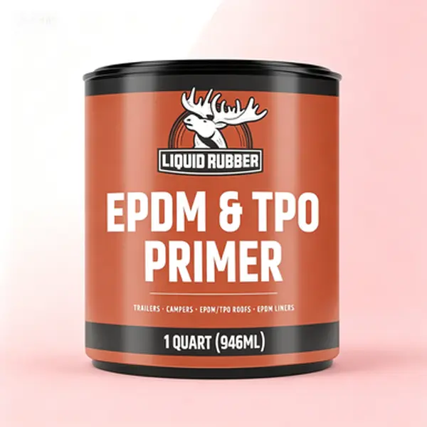 High-Strength Roof Primer Coating – Premium Adhesion Base for RV Camper Trailer Seal – Liquid Rubber Formula with TPO EPDM Compatibility – UV Resistant Leak Protection, 1 Quart