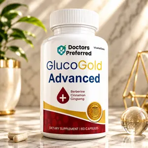 Gluco Gold Advanced Capsules, Max Strength GlucoGold Supplement (1 Pack)