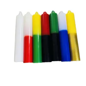9” Jumbo Santeria Candle - Bright color candle unscented for Decorative Lighting party and ceremony ochun orula yemaya